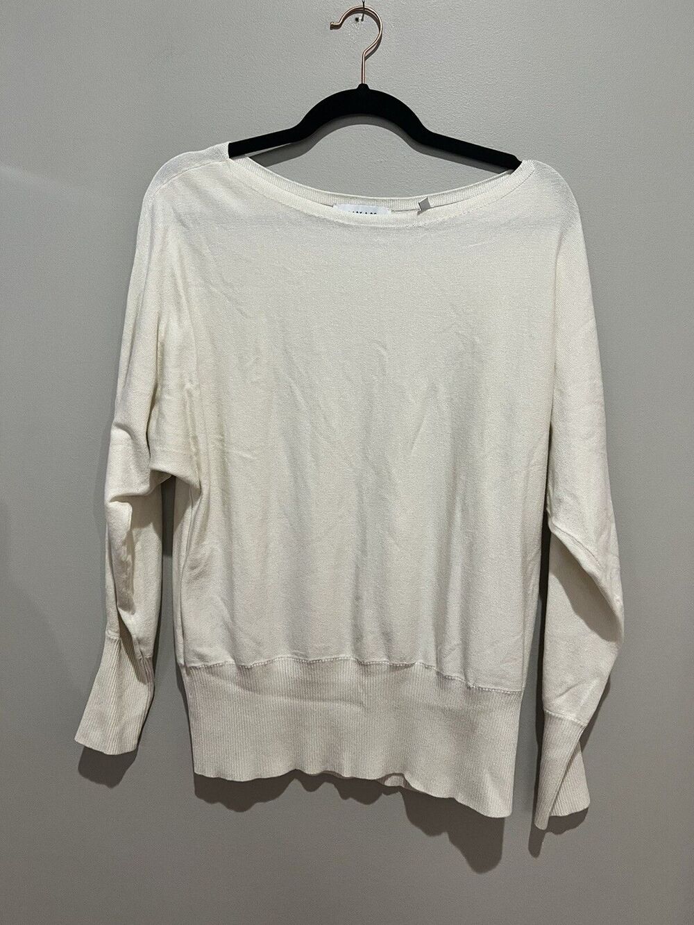 Stitch Fix Lark & Ro Off White Boatneck Sweater - Large